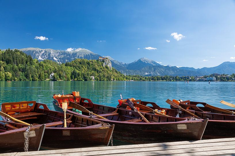 Ruderboote am Bleder See von Tilo Grellmann