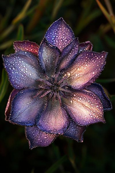 Fleur with dew in soft light by Poster Art Shop