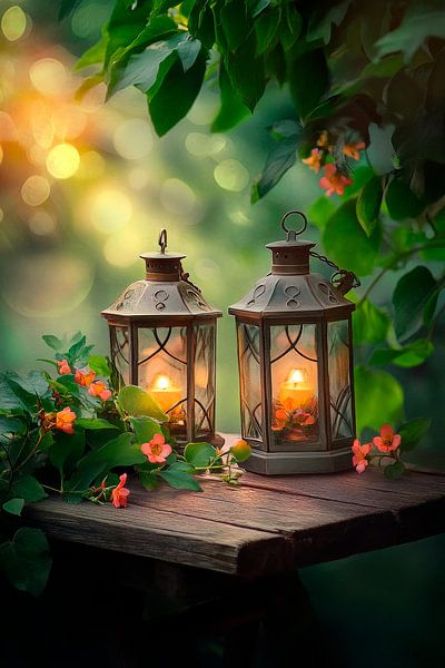 Ambiance lumineuse douce par Poster Art Shop