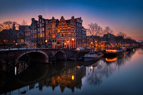 Uitzicht op het Papeneiland in Amsterdam, 2019 - 2