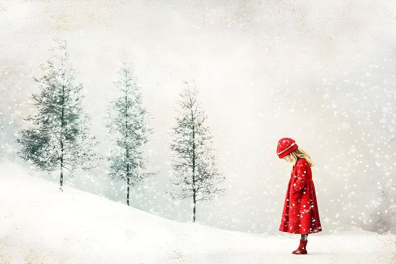 The little red coat by Heike Hultsch