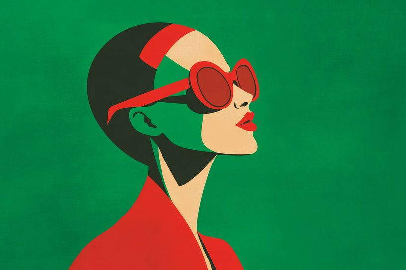 Grüne Eleganz – Stilvolle Visionen von Poster Art Shop