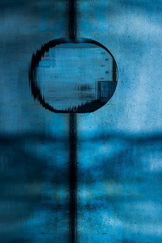 blauw abstract van Arjan Keers