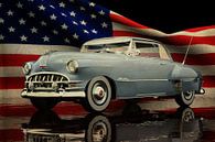 Pontiac Chieftain 1950 Hard Top With Casket with American flag by Jan Keteleer (JanKé): A Journey Beyond the Canvas thumbnail