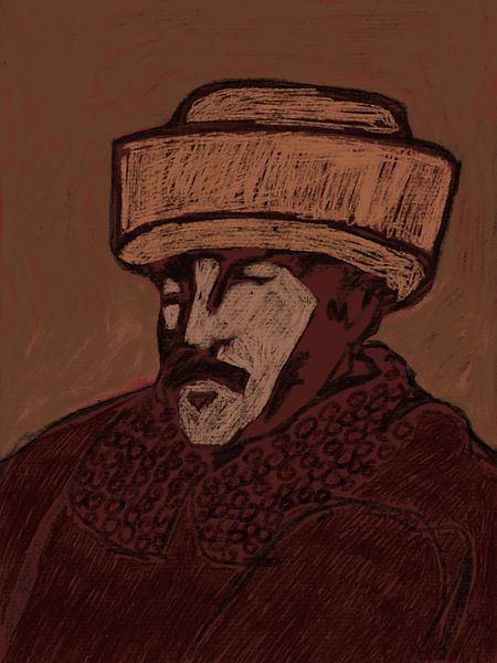 Homme avec chapeau par WEST EGG designs