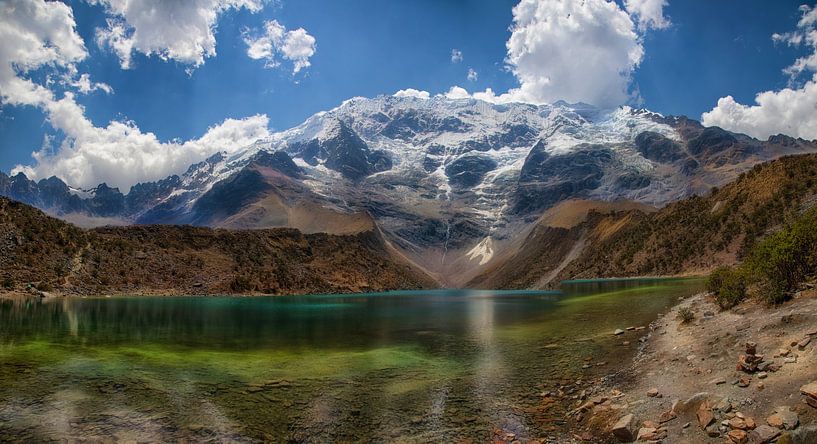 The Humantay lagoon near Cusco in Peru. by Jan Schneckenhaus
