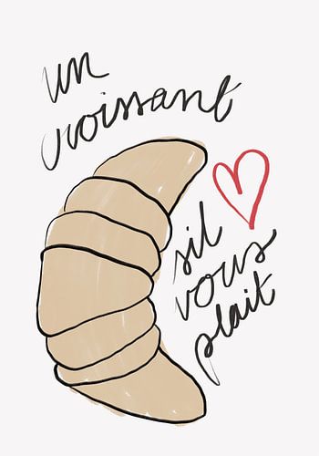 Un croissant