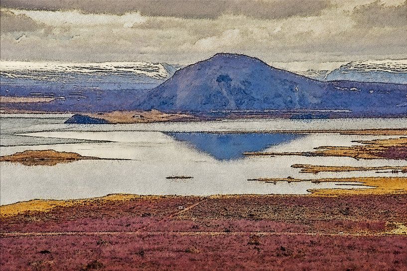 The colors of Myvatn by Frans Blok - photos, art and other wall decoration