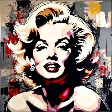 Abstract Marilyn Monroe von Sunrise Group Germany