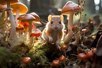 Mice in search of mushrooms