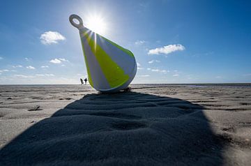 Kustlandschap St. Peter-Ording, Noordzee van Karsten Rahn