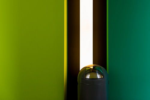 Afvalbak voor groene muur