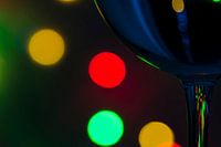 Gevulde wijnglas met LED-verlichting - Radioactief
