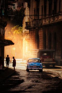 Zonsopgang in Havana van Anajat Raissi