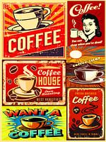 vintage coffee poster