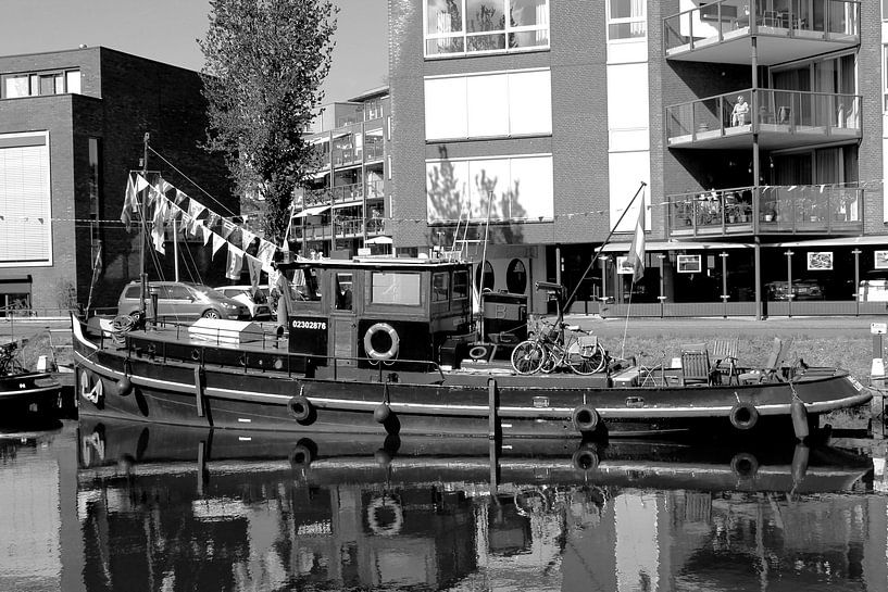 Vianen Utrecht National Tugboat Days Noir et blanc sur Hendrik-Jan Kornelis
