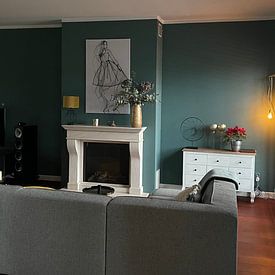 Klantfoto: 'Boundless' van Kim Rijntjes, op canvas