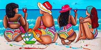 Chillen op het strand