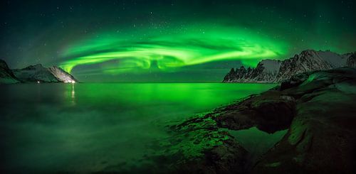 Ersfjord poollicht van Wojciech Kruczynski