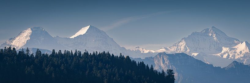 Panorama of the Swiss Alps by Henk Meijer Photography