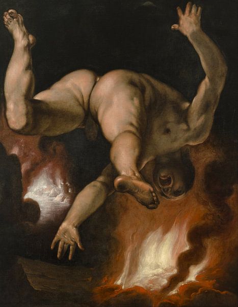 Der Fall des Ixion, Cornelis Cornelisz. von Haarlem von Meisterhafte Meister