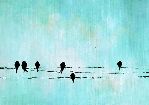 Birds on a wire 11