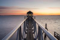 Sonnenaufgang am Leuchtturm von Oostmahorn