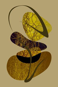 Balance 1. Minimalism. Line drawings. Digital Art by Alie Ekkelenkamp