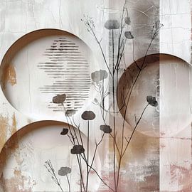 Circular Flowers IV van Bianca ter Riet