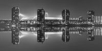 Feyenoord Stadium "De Kuip" Reflection 2017 in Rotterdam (format 2/1) by MS Fotografie | Marc van der Stelt thumbnail