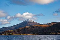 De berg Schiehallion, Loch Rannoch, Perthshire, Schotland, Verenigd Koninkrijk