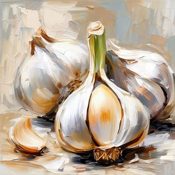 Garlic still life