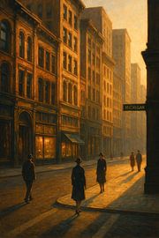 Michigan Avenue Golden Hour : Ombres sur le Magnificent Mile sur Travel Shop