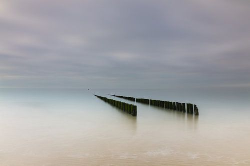 Brise-lames dans l'Escaut occidental sur Heidi Bol