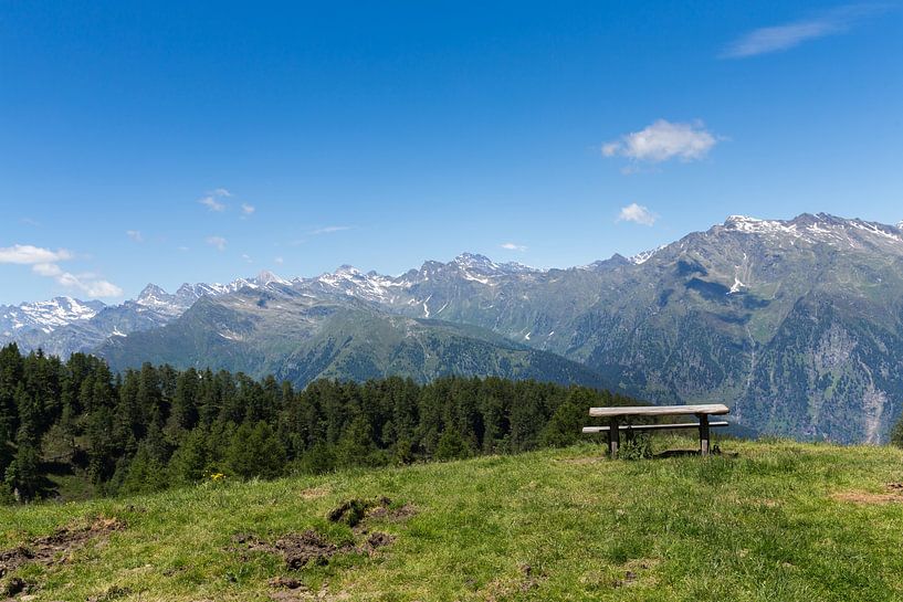 Reposez-vous devant le panorama des montagnes du Tyrol du Sud par Martina Weidner