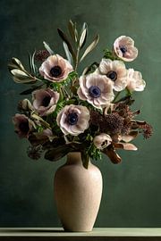 Portrait de pétales de rose sur Christian Ovís