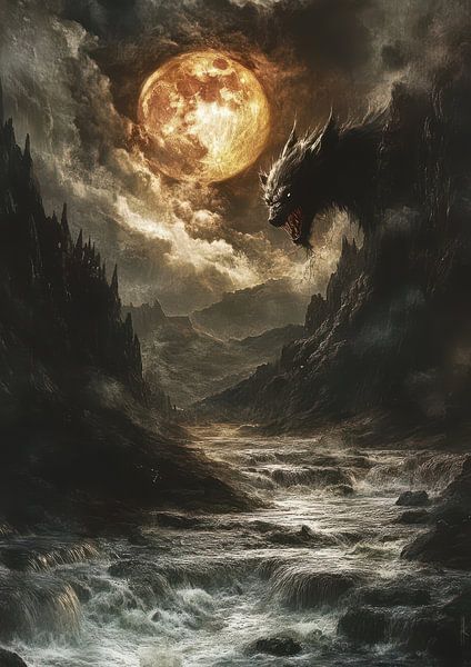 Lunar Howl: The Awakening of the Mountain Beast by marukin