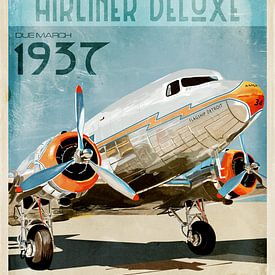 Vintage Vliegtuig van Bert-Jan de Wagenaar