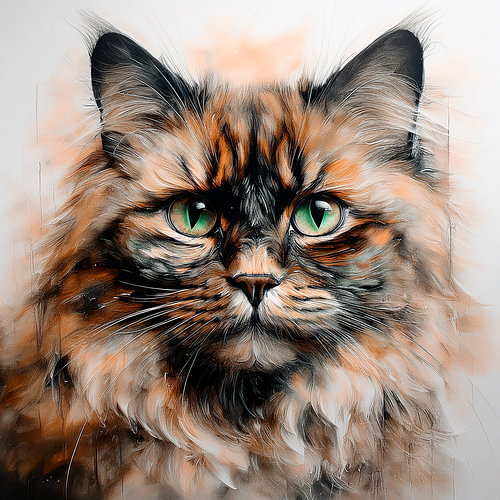 Une magnifique chatte  (POES)