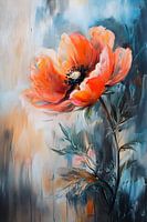 Painting Flower | Painting Abstract Flowers | Colourful Painting