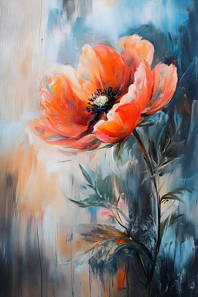 Painting Flower | Painting Abstract Flowers | Colourful Painting by AiArtLand