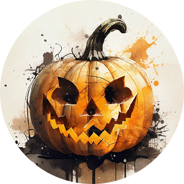 Gedompeld in schaduwen, gewekt door griezeligheid: pompoenillustraties voor Halloweenavonden IV van ArtDesign by KBK