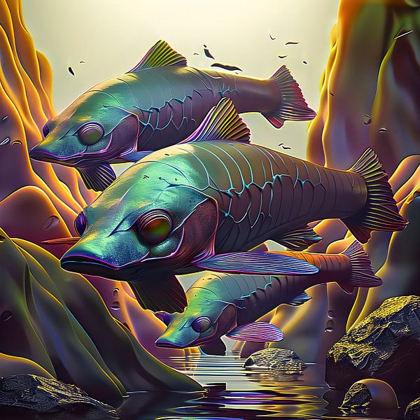 Der Traum des Lachses von Vythryd Arts