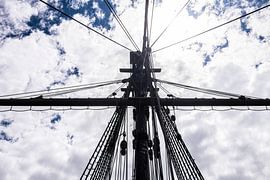 Mât principal du Batavia à Lelystad. sur Brian Morgan