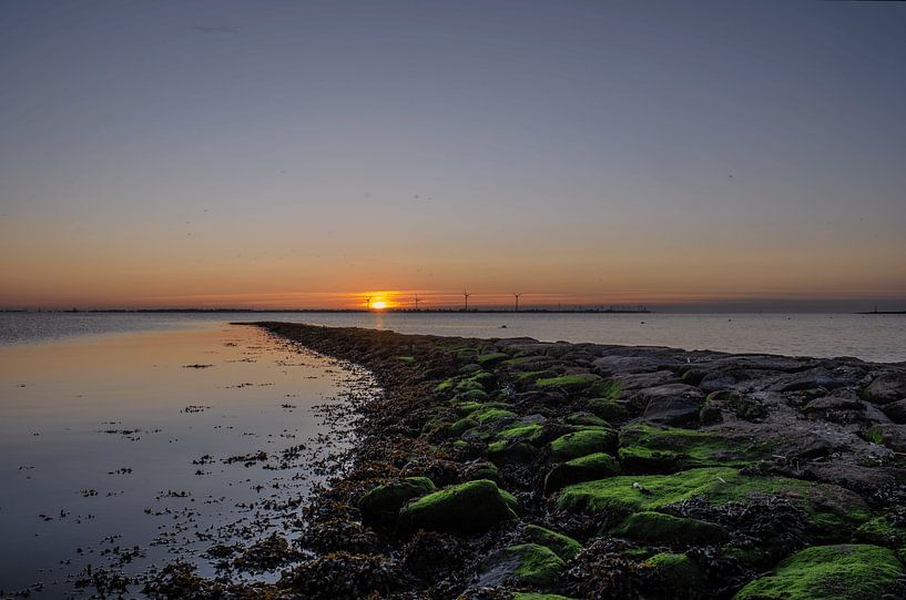 Lever de soleil à Delfzijl par Kieqseem