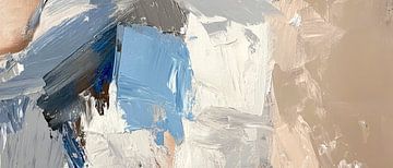 Kleurenspel in abstract schilderij