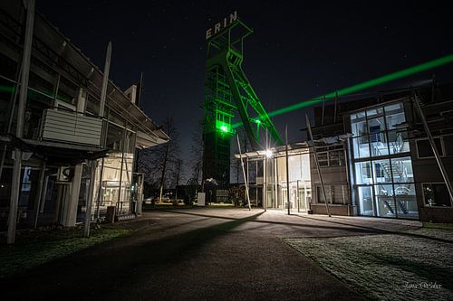 Erin Colliery bij nacht
