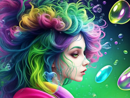 De kleurrijke vrouw II