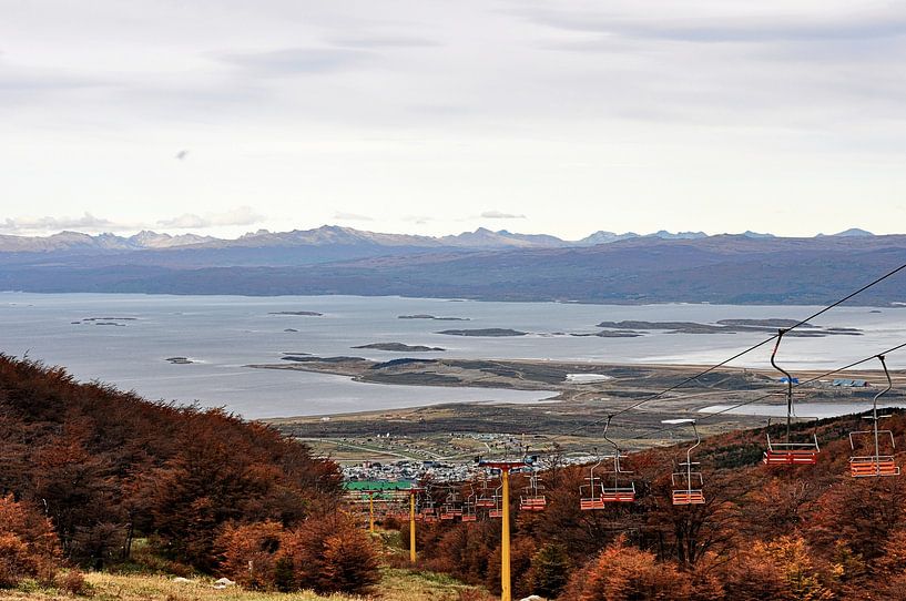 Atemberaubende Aussicht vom Martial-Gletscher von Frank Photos