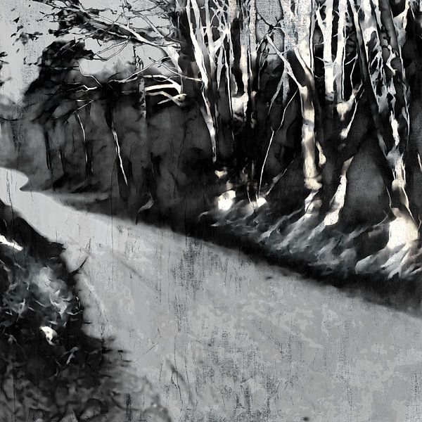 Winter forest meditation by FRESH Fine Art